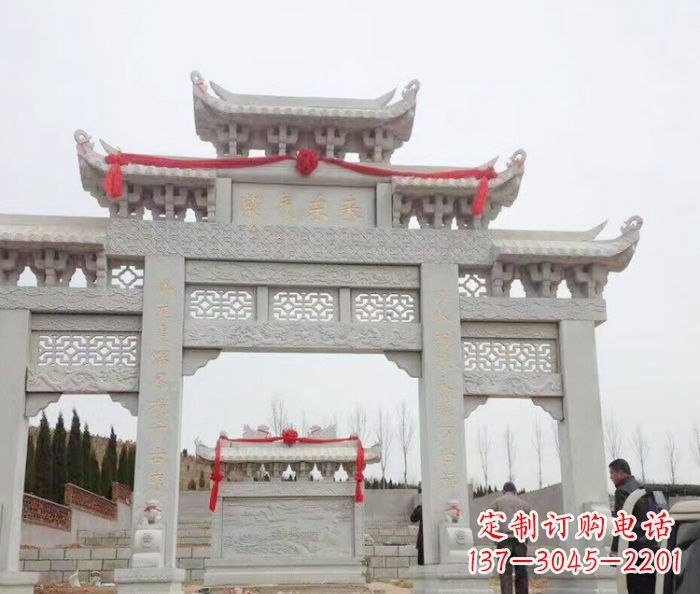 贵阳中领雕塑专业定制牌坊石雕