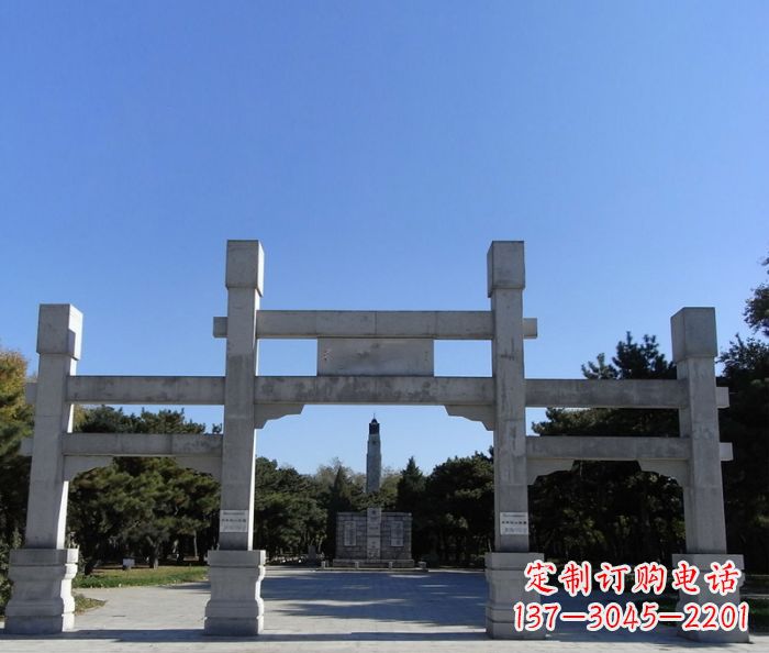 贵阳中领雕塑石雕牌坊定制
