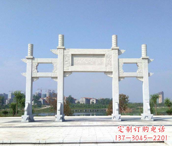 贵阳精美牌楼石雕,给你传统文化的享受