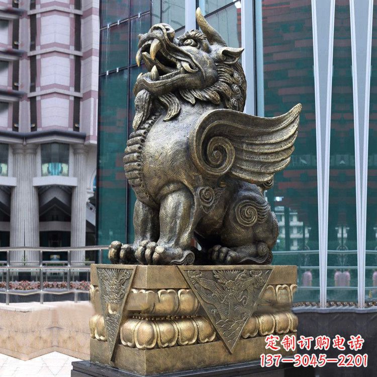 贵阳享受艺术的迷人之美:貔貅铜雕