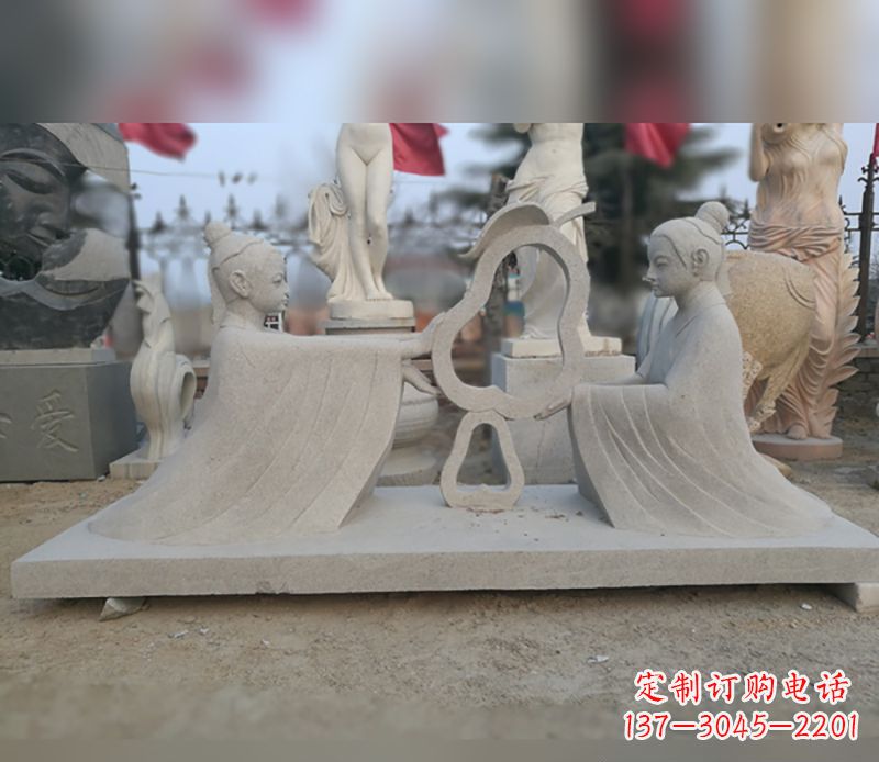 贵阳选择传统工艺,重现古代大臣孔融的精致雕塑