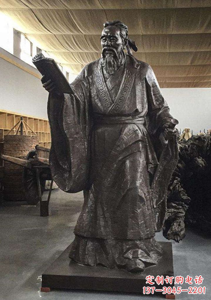 贵阳中国古代圣贤孔子雕塑