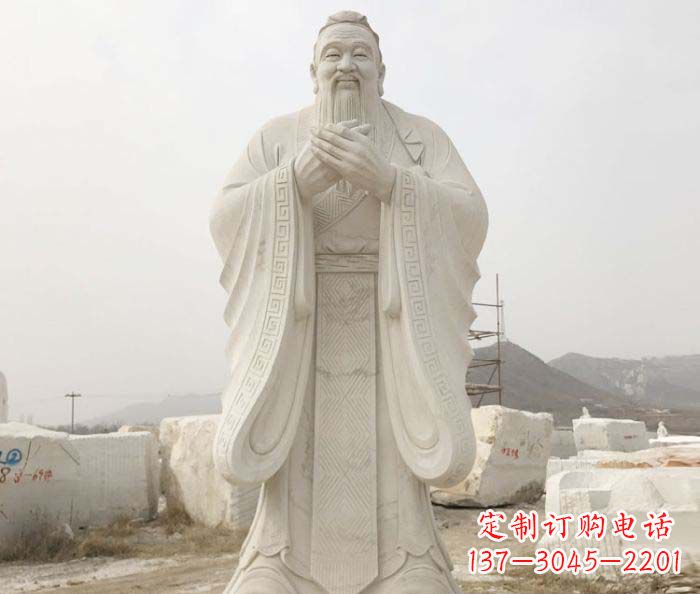贵阳孔子古代名人石雕