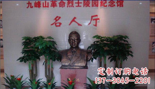 贵阳李达胸像九峰山革命烈士人物铜雕