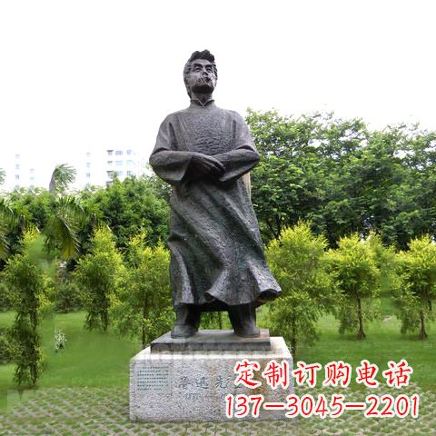 贵阳鲁迅铜雕像