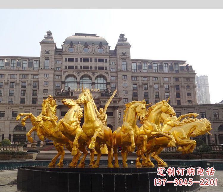 贵阳马动物铜雕，令您流连忘返