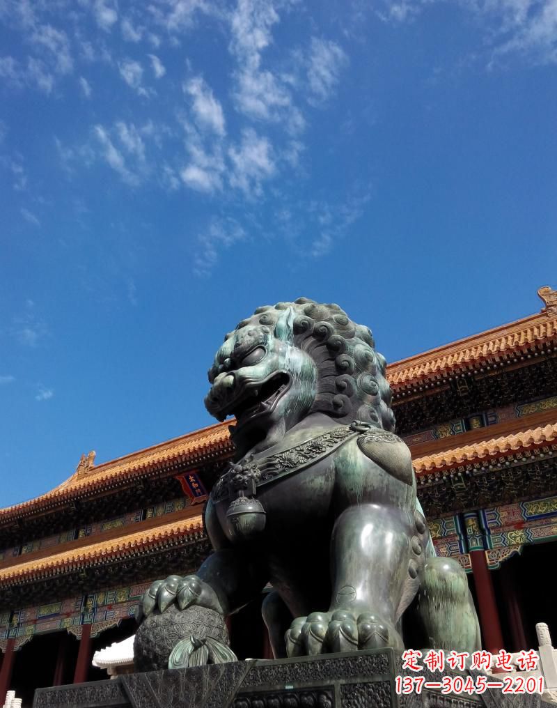 贵阳铜雕狮子,传承古典文化