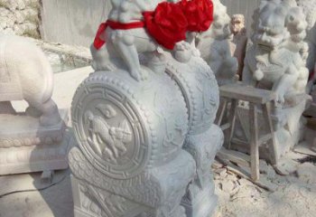 贵阳汉白玉狮子门口镇宅精致雕塑
