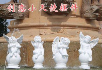 贵阳中领雕塑：汉白玉小天使雕塑