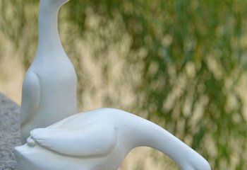 贵阳高端花园水池鸭子雕塑