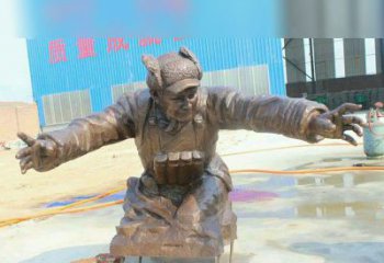 贵阳黄继光校园英雄铜雕：传承伟大精神