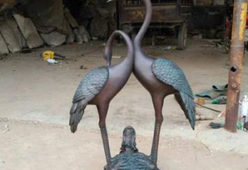 贵阳龙龟仙鹤铜雕——传承传统，增添福气