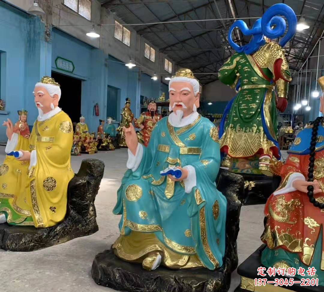 贵阳南斗北斗玻璃钢彩绘佛像雕塑