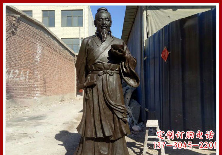 贵阳中领雕塑的精品杜康铜雕将传统文化与现代工…