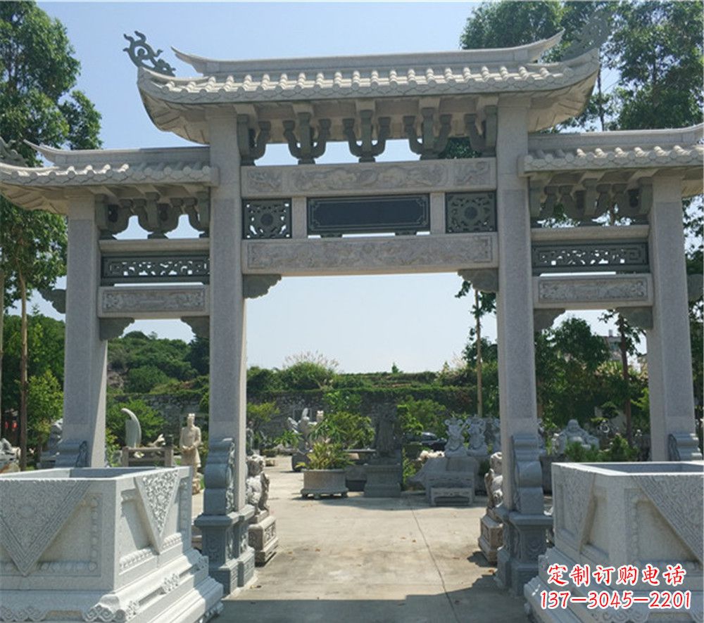 贵阳全国厂家特制农村石牌坊雕塑