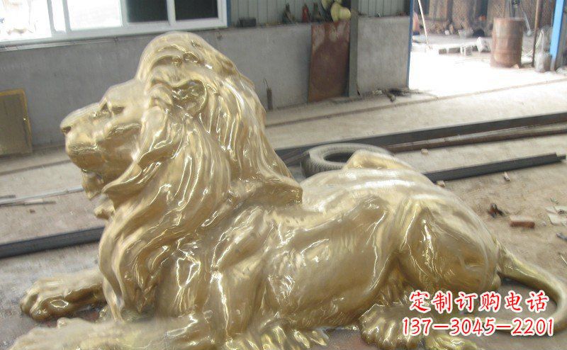 贵阳高雅凝金,西洋狮子铜雕来自中领雕塑