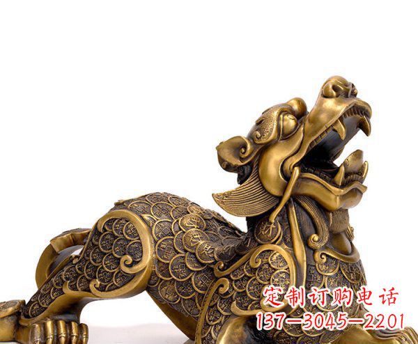贵阳精美铜质貔貅神兽雕塑