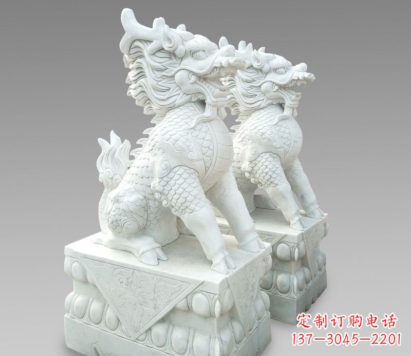 贵阳辟邪镇宅神兽麒麟石雕