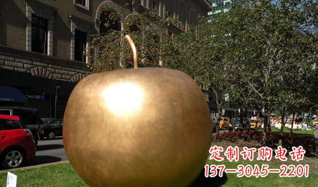贵阳苹果城市景观铜雕