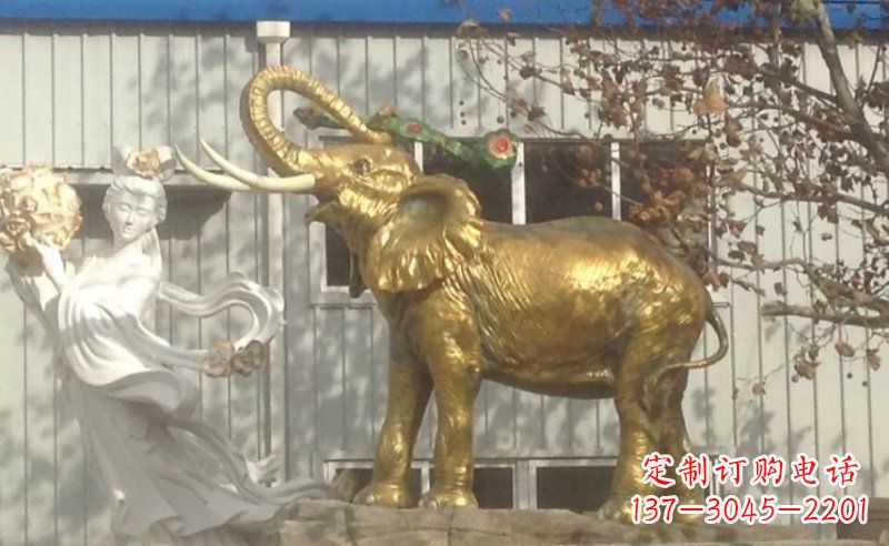 贵阳铜质大象雕塑，令人惊叹的精湛工艺