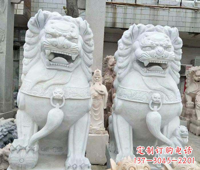 贵阳精美大理石狮子雕塑