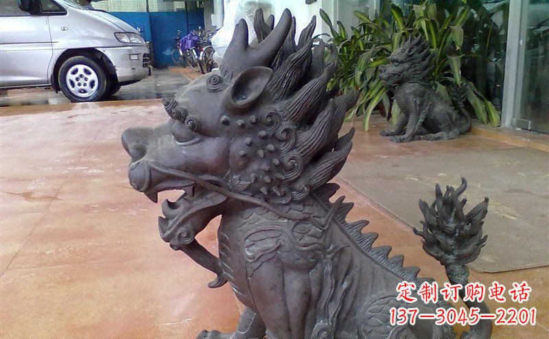 贵阳中领雕塑:舍利子之源,麒麟铸铜神兽铜雕