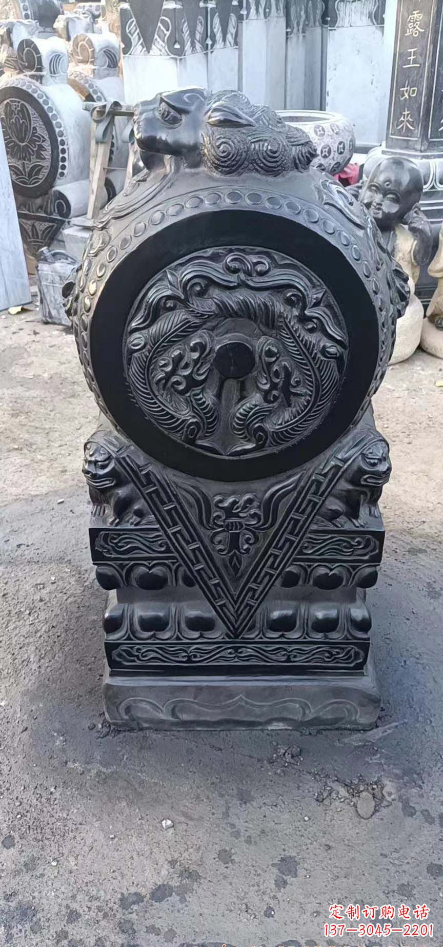贵阳门墩石雕，营造青石抱鼓石之美