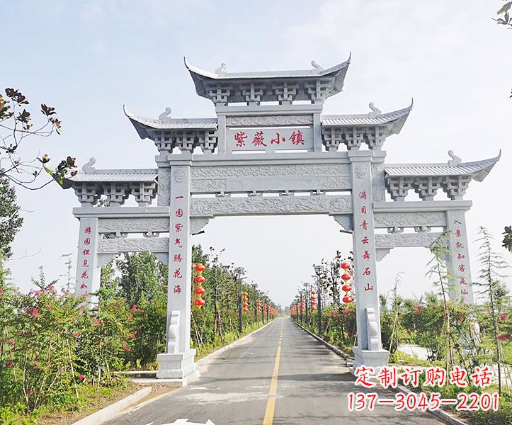 贵阳青石雕塑牌坊
