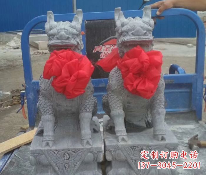 贵阳古典麒麟雕塑，带着神秘古典气息