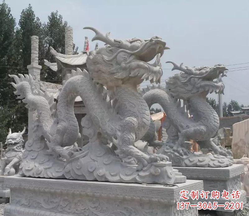 贵阳高质量青石龙雕制作