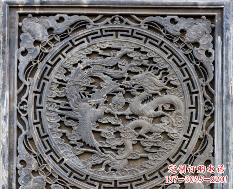 贵阳传统工艺青石龙雕精美绝伦