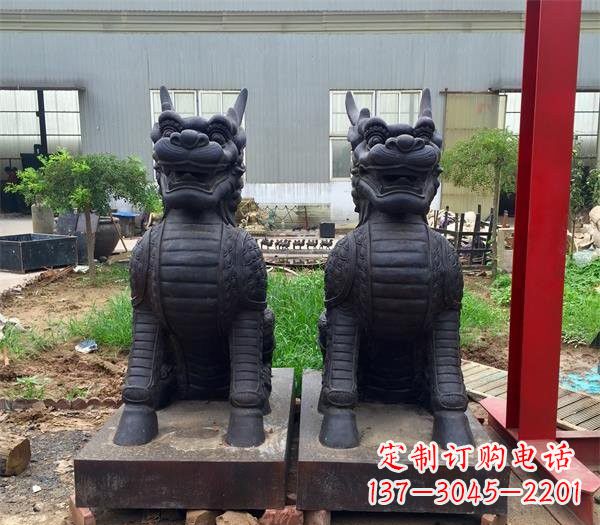 贵阳青铜精美麒麟雕塑，注入艺术气息