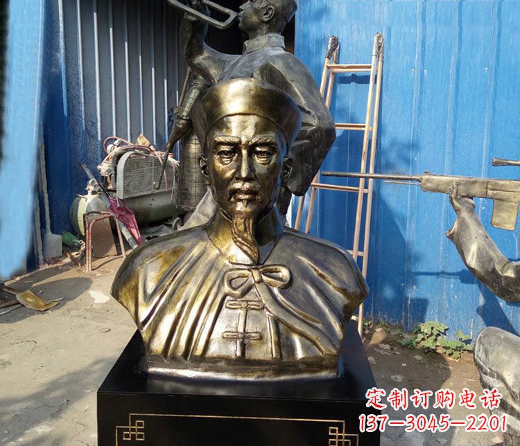 贵阳经典英雄，林则徐铜雕