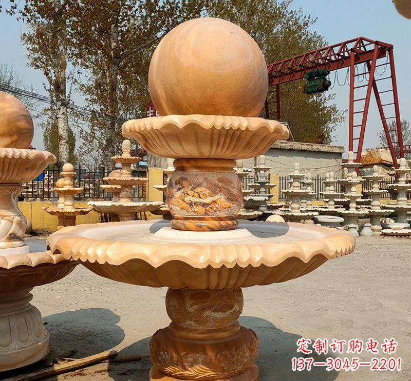 贵阳曲阳石风水球雕塑——完美展现家庭的温暖韵味
