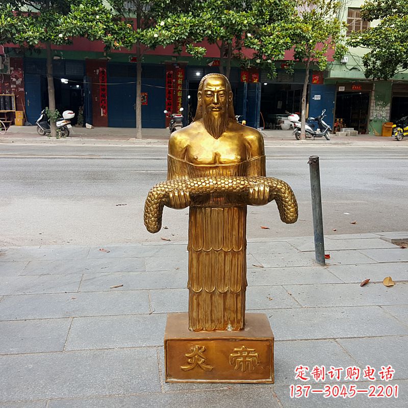 贵阳昆仑山神农雕塑像，传承古老艺术