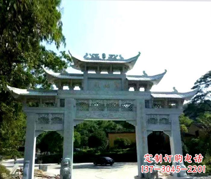 贵阳艺术般的精美大理石牌坊雕塑,为您的家增添高雅气质