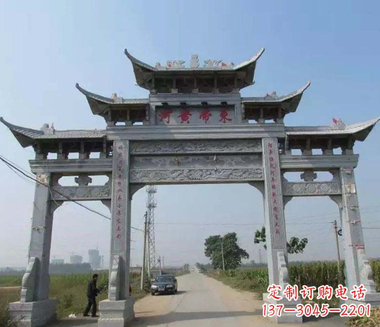 贵阳精品牌坊石雕,令您赞叹不已