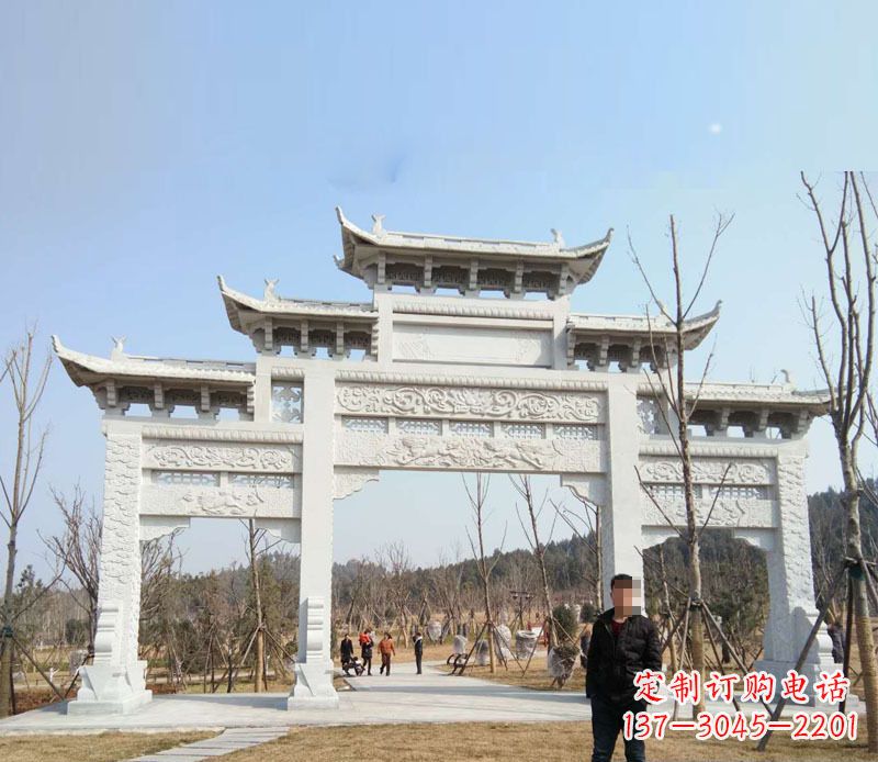贵阳中领雕塑-牌坊石雕精美无比