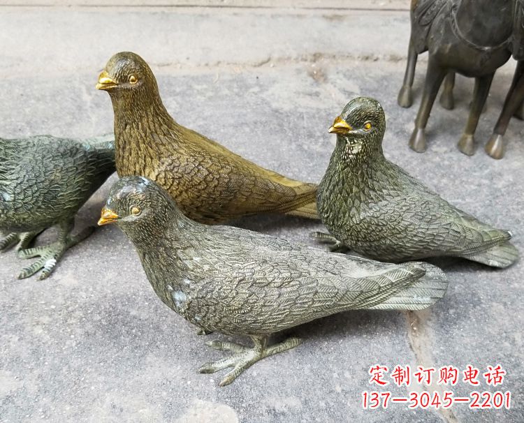 贵阳中领雕塑:少女与和平鸽的象征