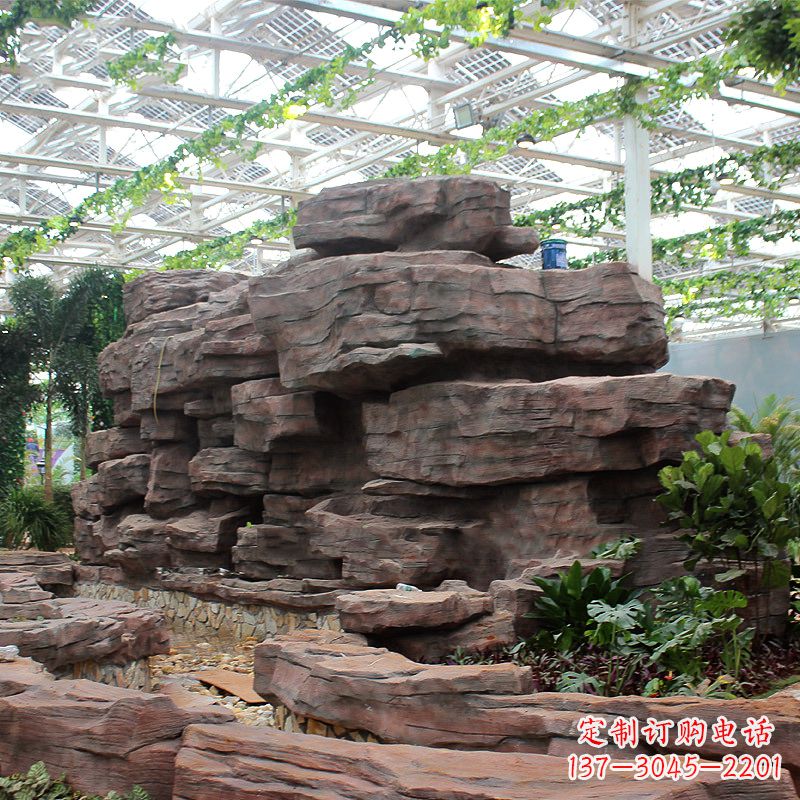 贵阳风格独特的假山雕塑,打造精美生态园庭院