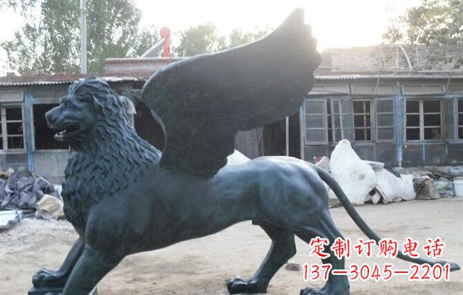贵阳马可飞狮雕塑,完美展现古典风采