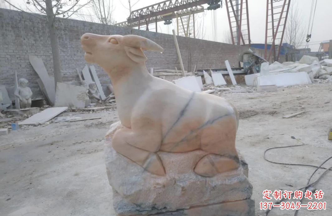 贵阳精美动物十二生肖石雕