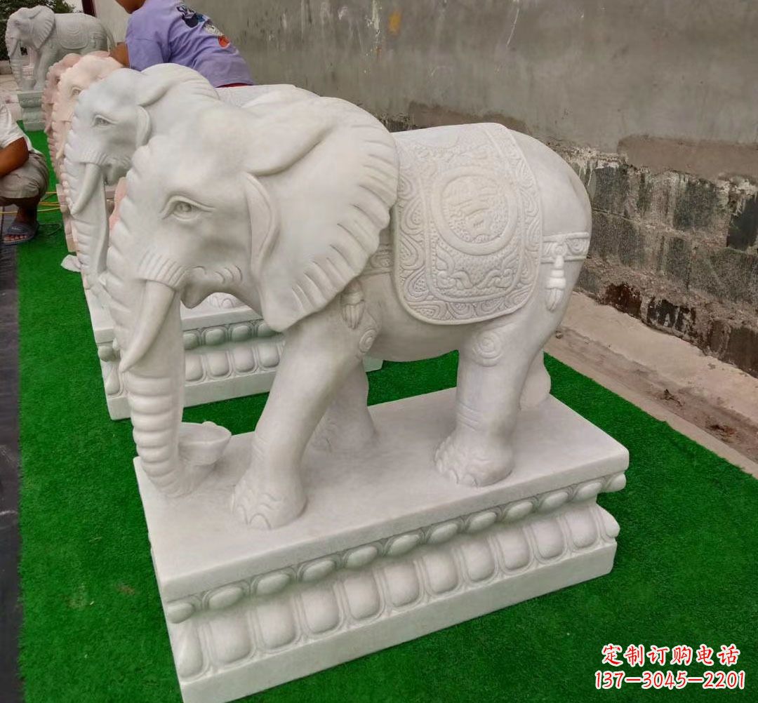 贵阳精美石雕大象，传承百年文化