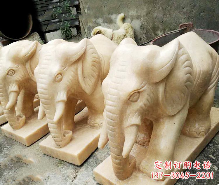 贵阳石雕大象喷水雕塑，令人惊叹的艺术之作
