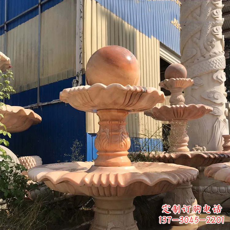 贵阳石雕五福临门风水球