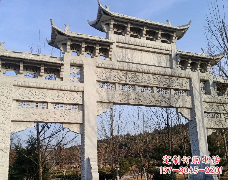 贵阳石雕乡村牌坊
