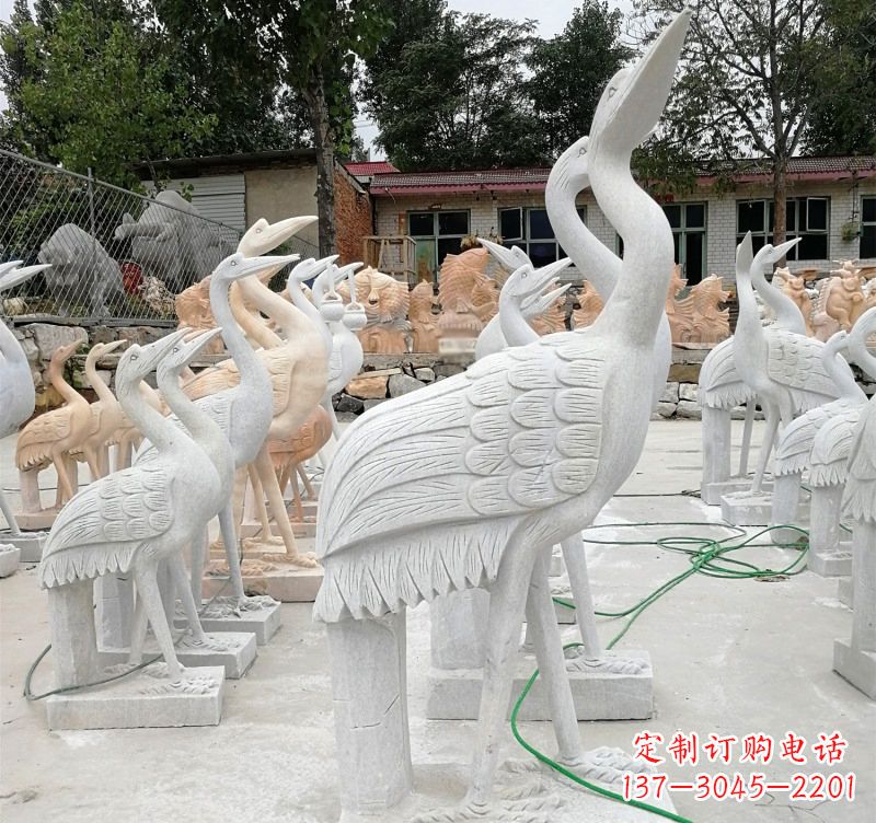 贵阳石雕小仙鹤