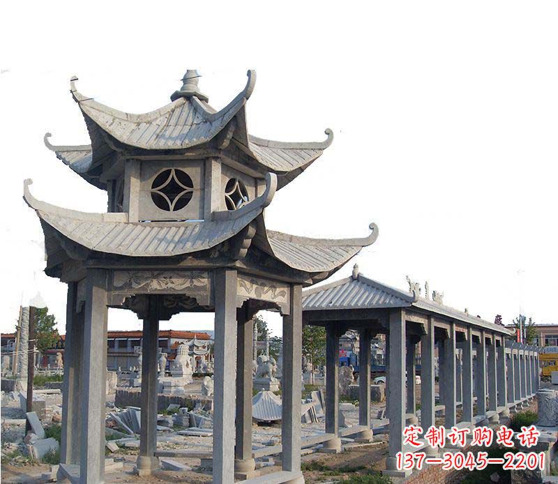 贵阳双层仿古凉亭石雕