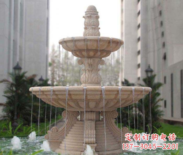 贵阳双层喷泉小区石雕