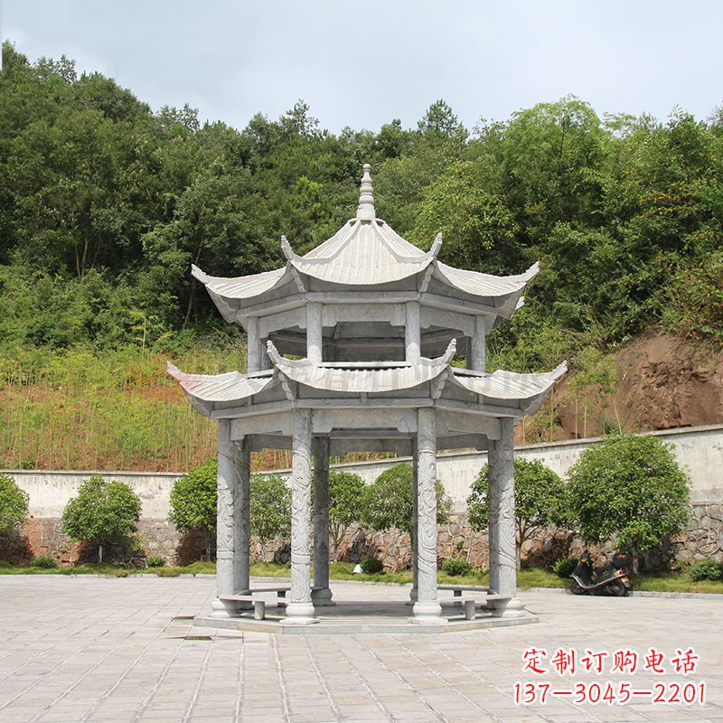 贵阳双层庭院石凉亭